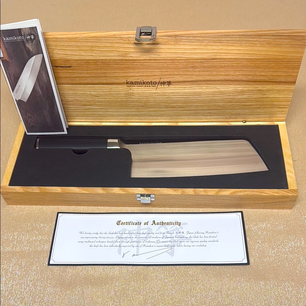 Kamikoto Chuka Bocho cleaver Kamikoto culinary professional boxed Knife